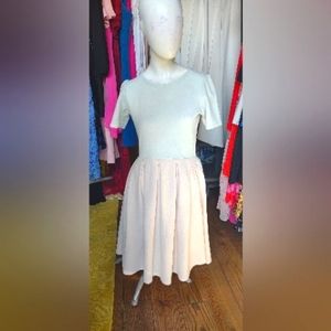 Mint green and beige LuLumon pocket dress in small